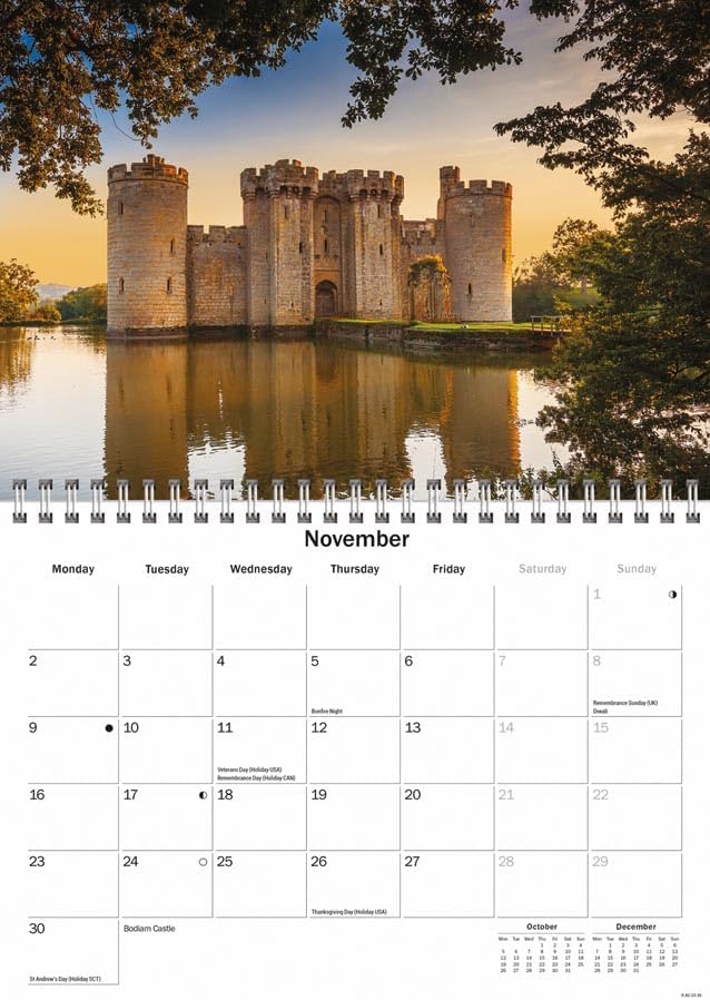 Carousel Worldwide, Sussex 2026 A5 Wall Calendar