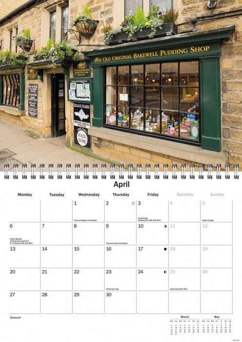 Peak District 2026 A5 Wall Calendar