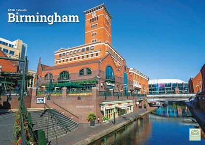 Birmingham 2026 A4 Wall Calendar