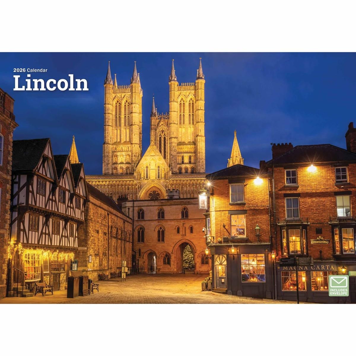 Carousel Worldwide, Lincoln 2026 A4 Wall Calendar