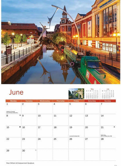 Carousel Worldwide, Lincoln 2026 A4 Wall Calendar