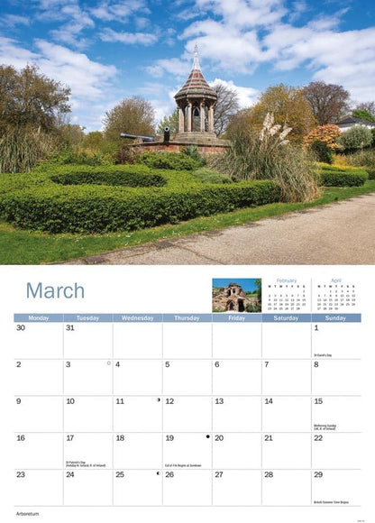 Nottingham 2026 A4 Wall Calendar