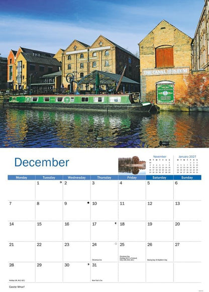 Nottingham 2026 A4 Wall Calendar