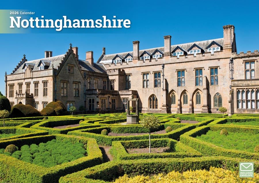 Nottinghamshire 2026 A4 Wall Calendar