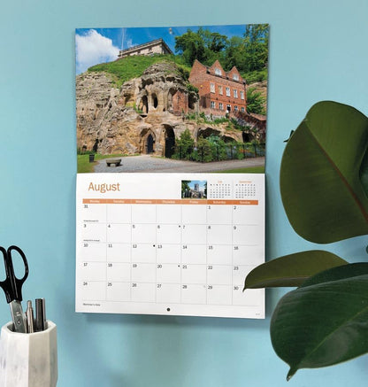 Nottinghamshire 2026 A4 Wall Calendar
