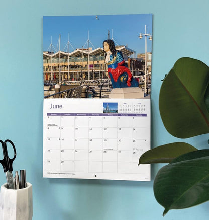 Portsmouth 2026 A4 Wall Calendar