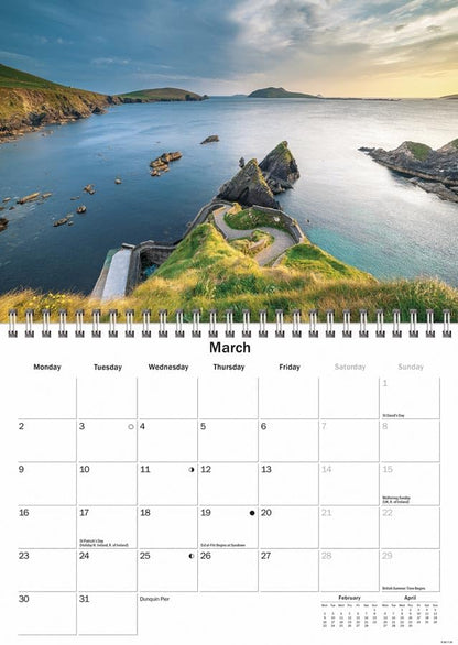 Carousel Worldwide, Ireland 2026 A5 Wall Calendar