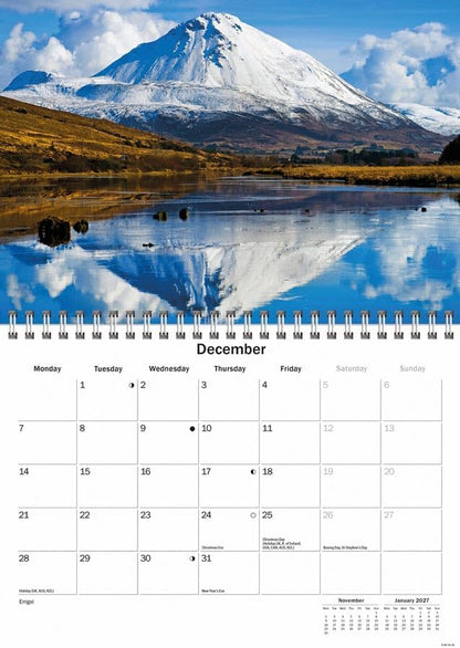 Carousel Worldwide, Ireland 2026 A5 Wall Calendar