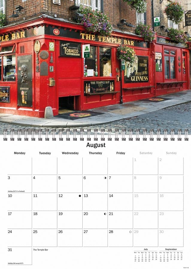 Carousel Worldwide, Ireland 2026 A5 Wall Calendar