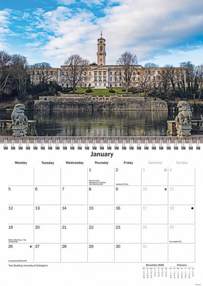 Carousel Worldwide, Nottingham 2026 A5 Wall Calendar