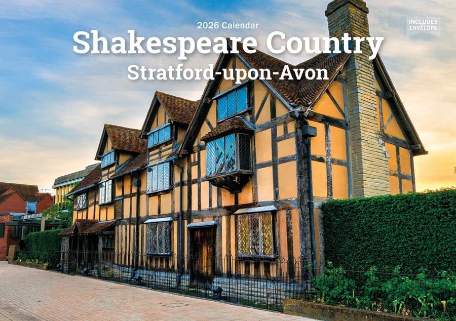 Carousel Worldwide, Shakespeare Country 2026 A5 Wall Calendar