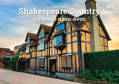 Carousel Worldwide, Shakespeare Country 2026 A5 Wall Calendar