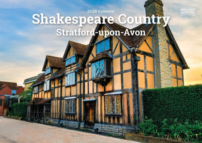 Carousel Worldwide, Shakespeare Country 2026 A5 Wall Calendar