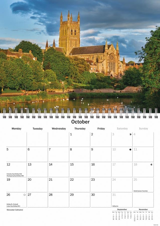 Worcestershire 2026 A5 Wall Calendar
