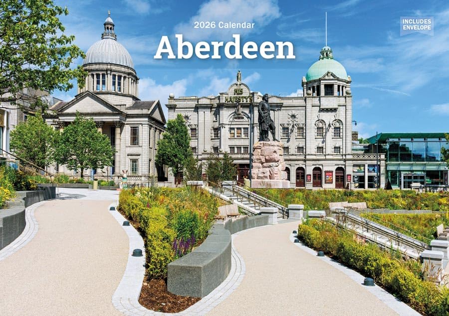 Carousel Worldwide, Aberdeen 2026 A5 Wall Calendar