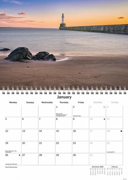 Carousel Worldwide, Aberdeen 2026 A5 Wall Calendar