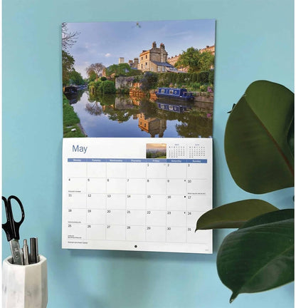 Bath 2026 A4 Wall Calendar