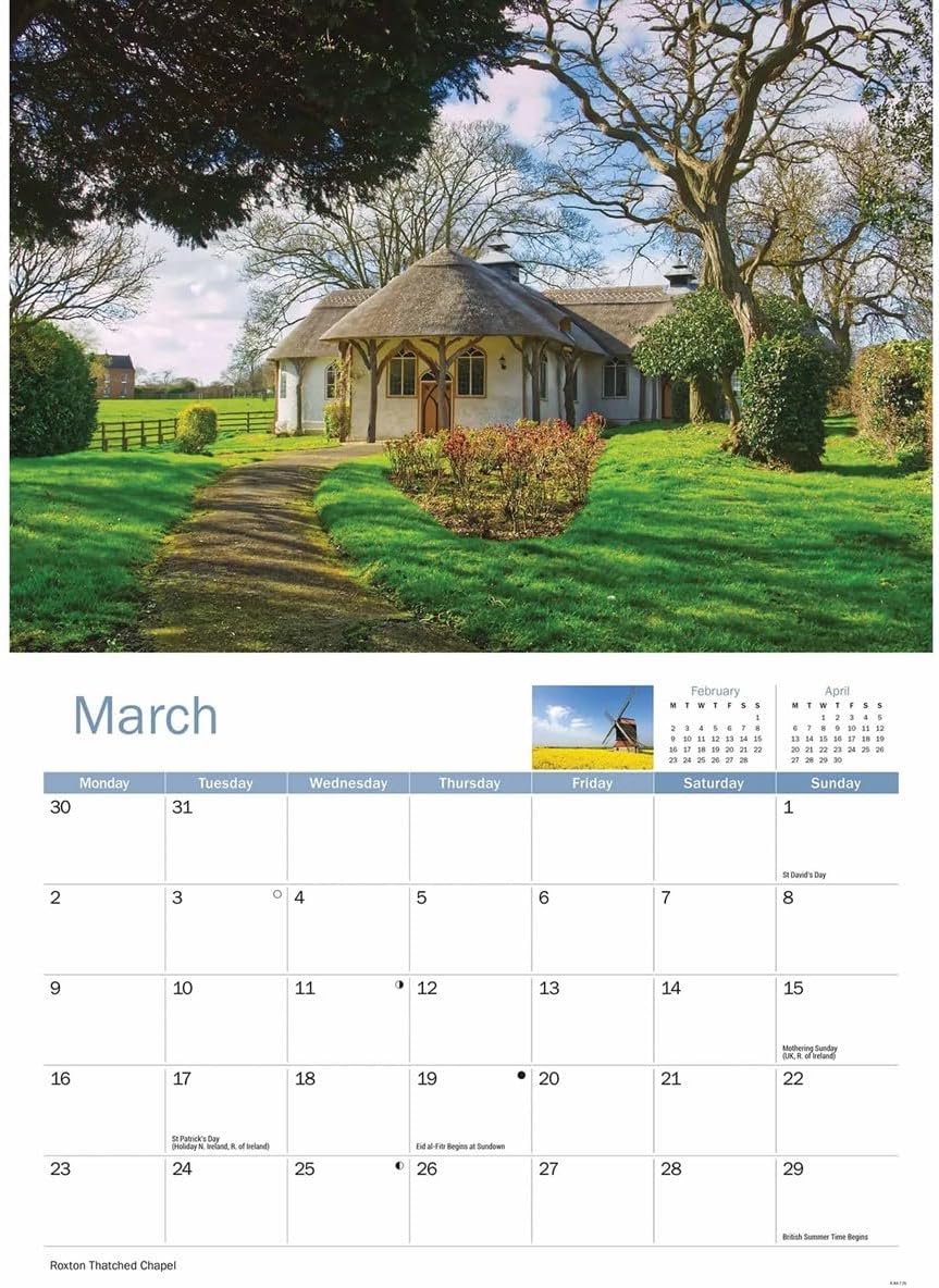 Carousel Worldwide, Bedfordshire 2026 A4 Wall Calendar