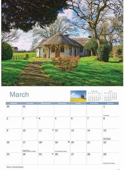 Carousel Worldwide, Bedfordshire 2026 A4 Wall Calendar