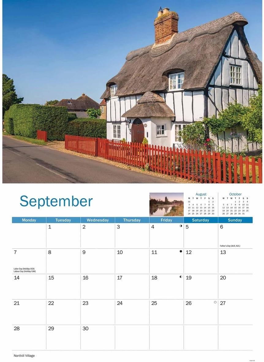 Carousel Worldwide, Bedfordshire 2026 A4 Wall Calendar
