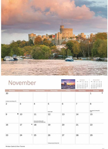 Berkshire 2026 A4 Wall Calendar