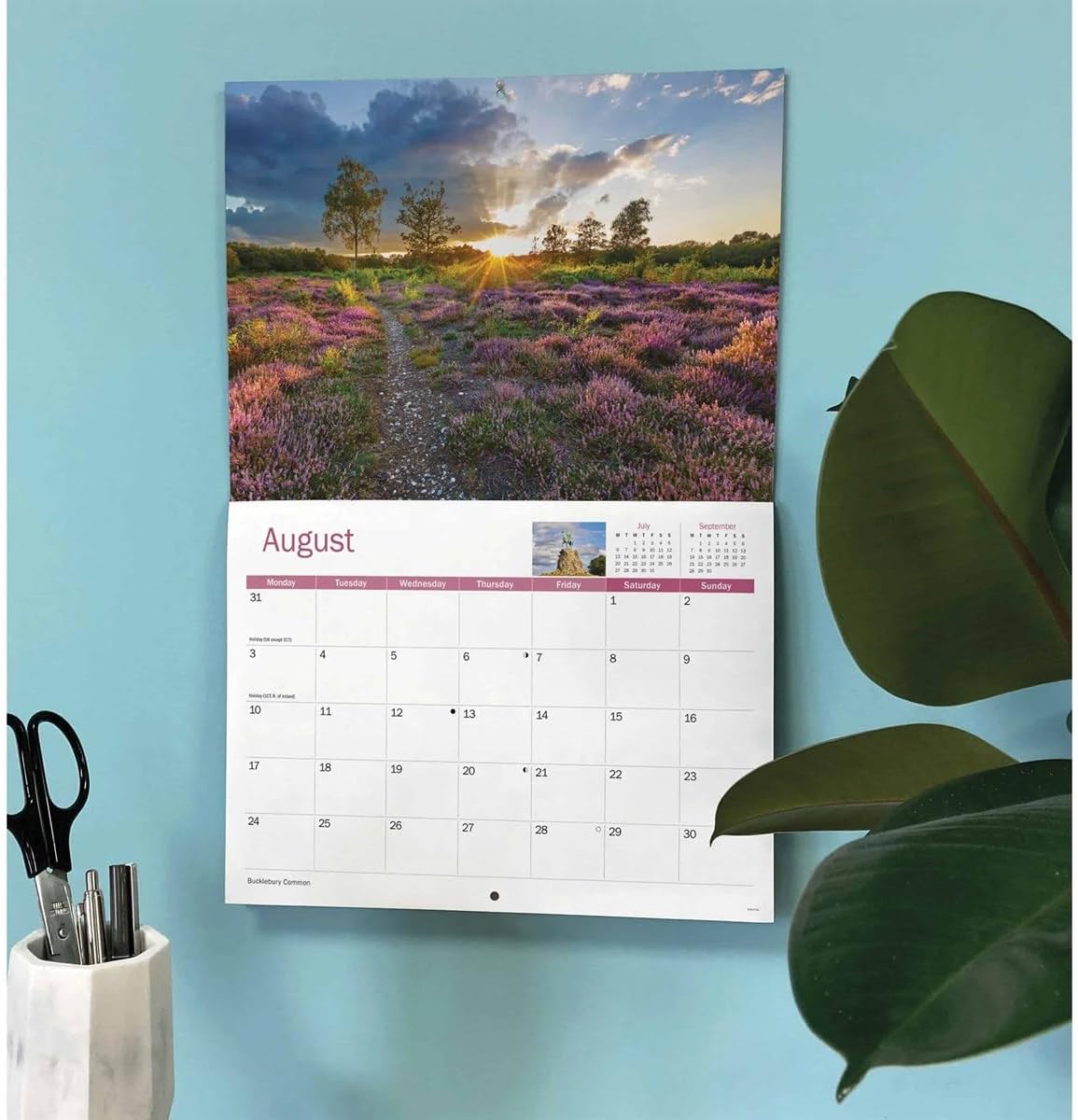 Berkshire 2026 A4 Wall Calendar