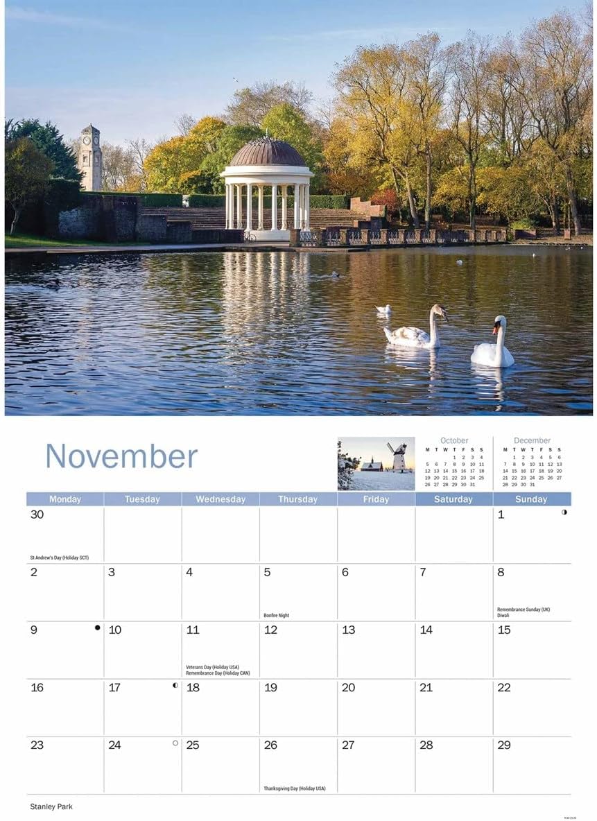 Carousel Worldwide, Blackpool & Fylde 2026 A4 Wall Calendar
