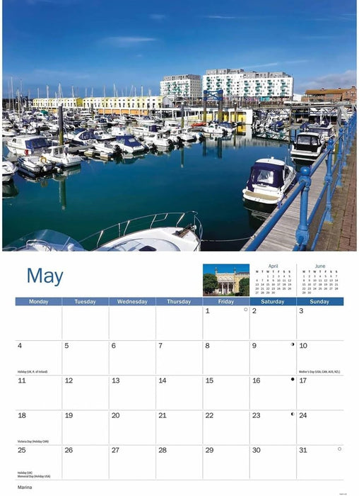 Brighton 2026 A4 Wall Calendar