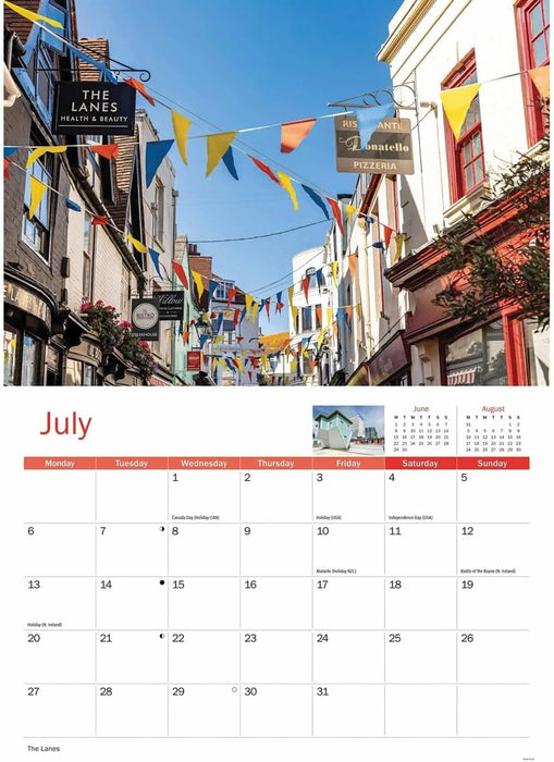 Brighton 2026 A4 Wall Calendar