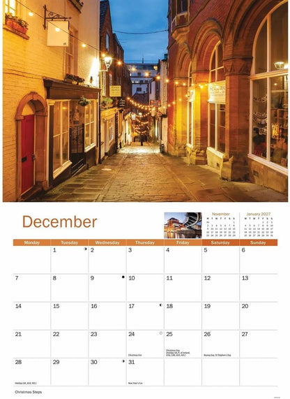 Bristol 2026 A4 Wall Calendar