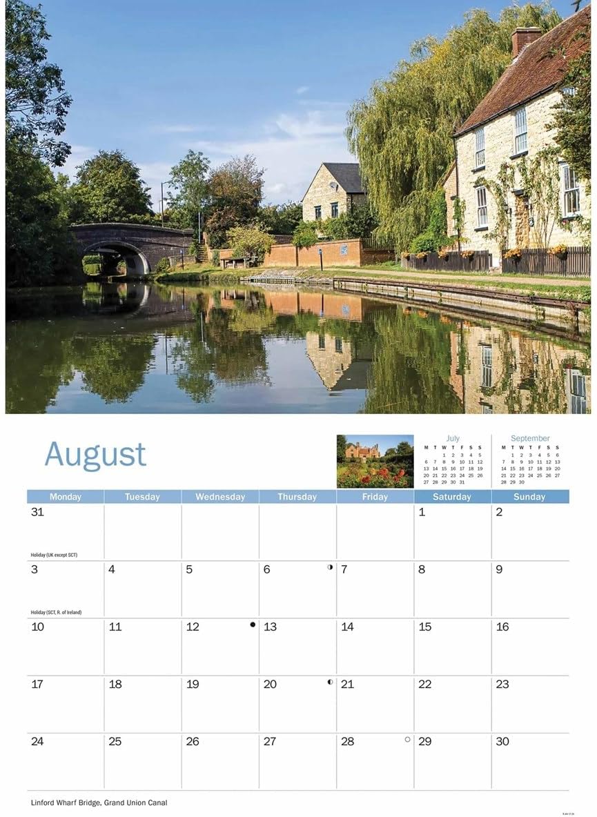Buckinghamshire 2026 A4 Wall Calendar