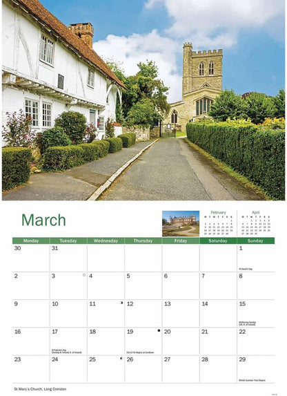 Buckinghamshire 2026 A4 Wall Calendar