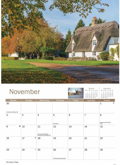 Cambridgeshire 2026 A4 Wall Calendar