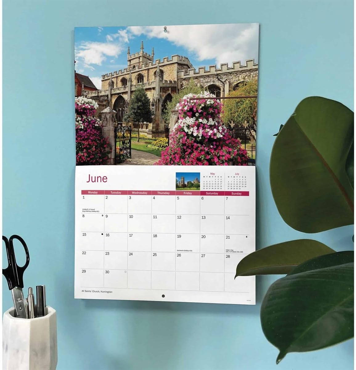Cambridgeshire 2026 A4 Wall Calendar