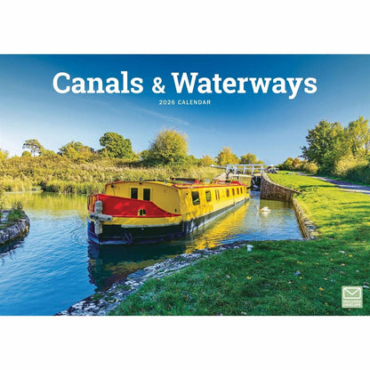 Canals & Waterways 2026 A4 Wall Calendar