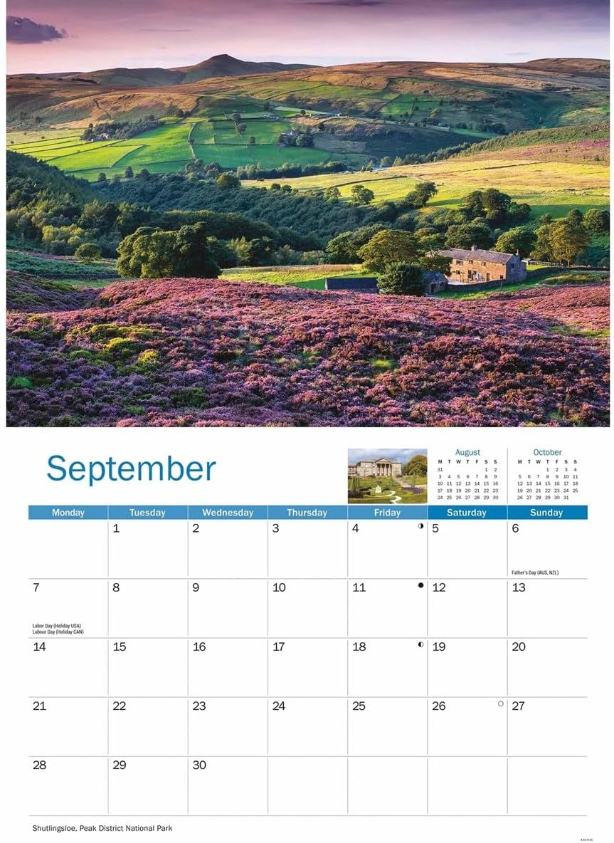 Cheshire 2026 A4 Wall Calendar