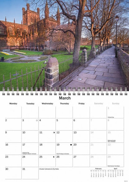 Cheshire 2026 A5 Wall Calendar