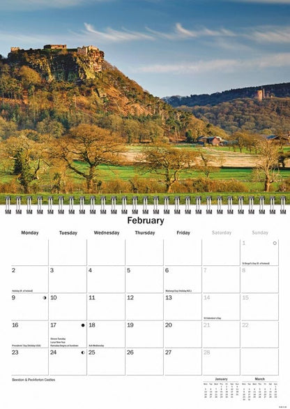 Cheshire 2026 A5 Wall Calendar