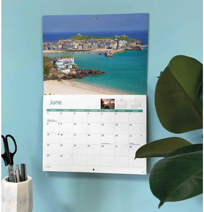 Cornwall 2026 A4 Wall Calendar