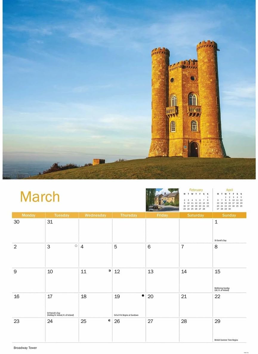 Carousel Worldwide, Cotswolds 2026 A4 Wall Calendar