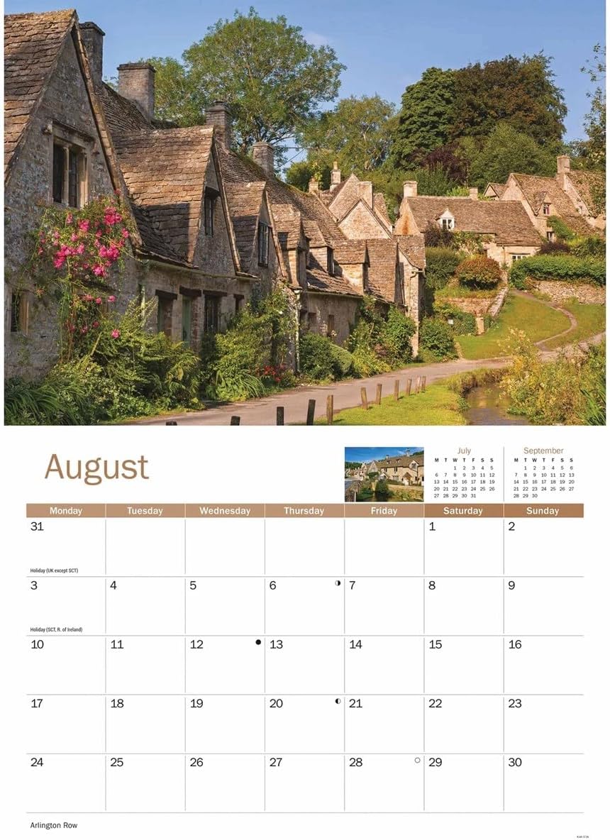 Carousel Worldwide, Cotswolds 2026 A4 Wall Calendar