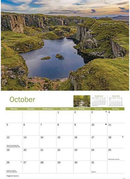 Dartmoor 2026 A4 Wall Calendar