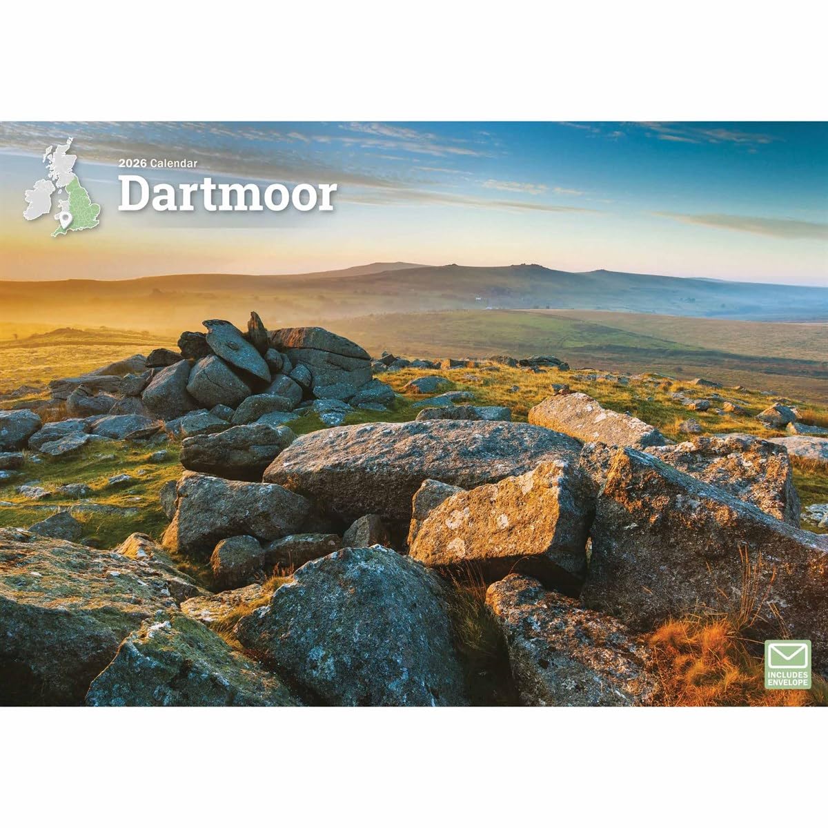 Dartmoor 2026 A4 Wall Calendar