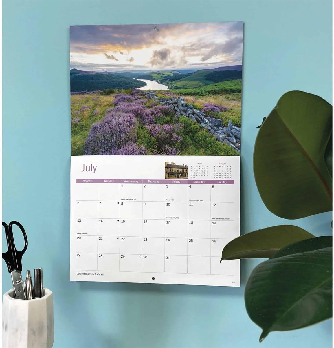 Carousel Worldwide, Derbyshire 2026 A4 Wall Calendar