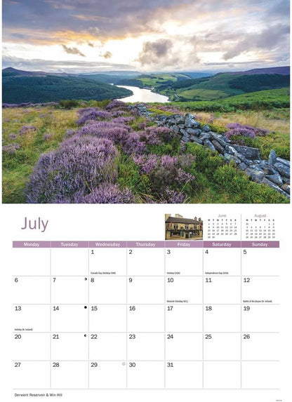 Carousel Worldwide, Derbyshire 2026 A4 Wall Calendar