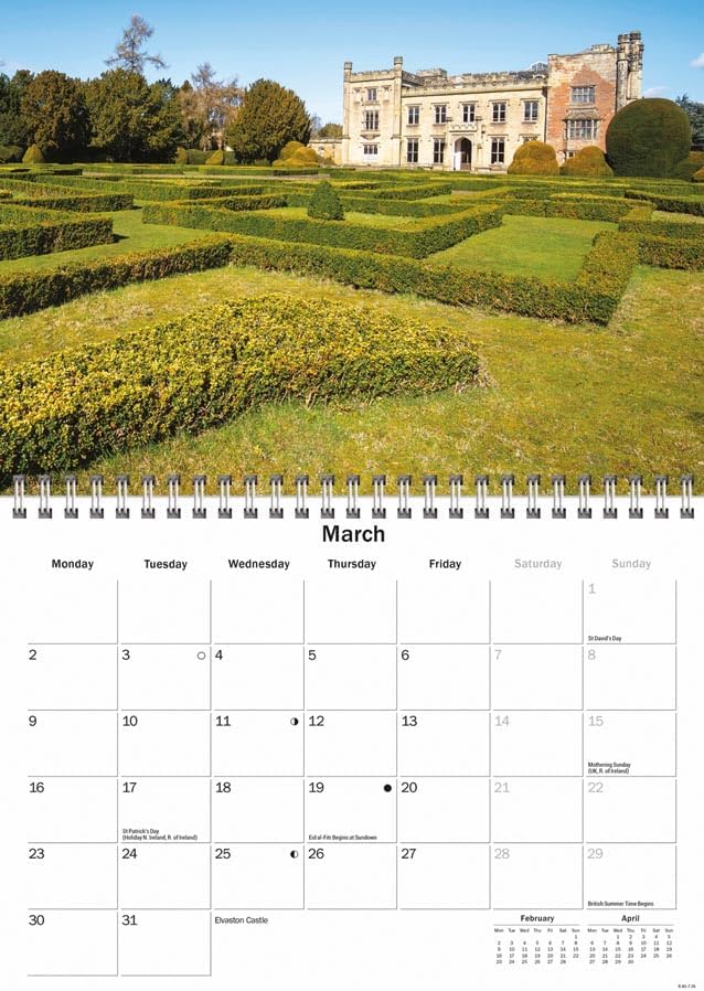 Carousel Worldwide, Derbyshire 2026 A5 Wall Calendar