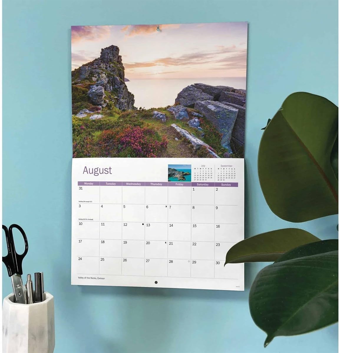 Devon 2026 A4 Wall Calendar