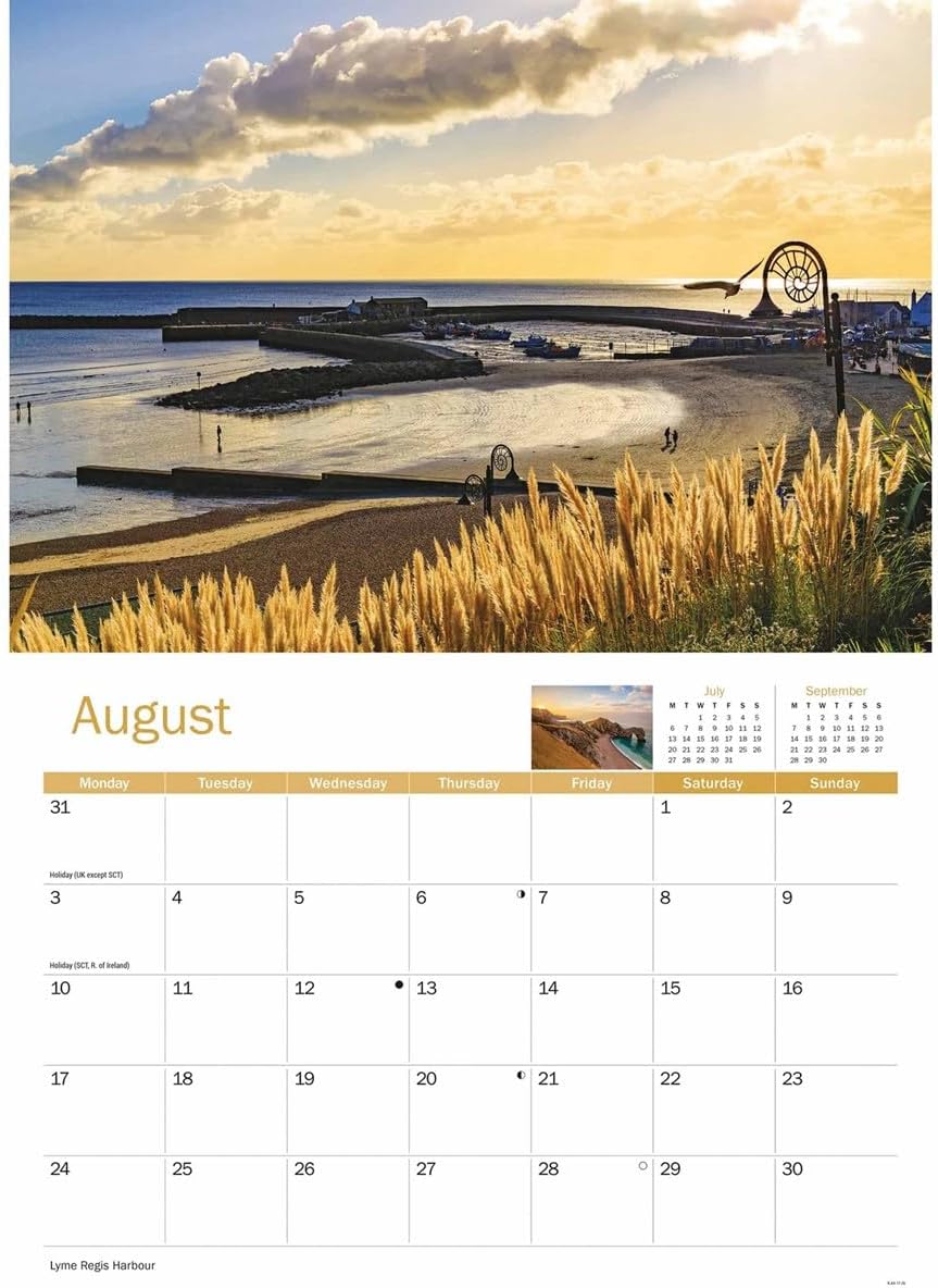 Dorset 2026 A4 Wall Calendar