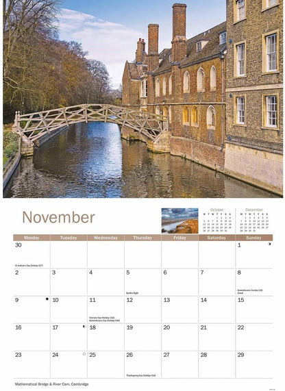 Carousel Worldwide, East Anglia 2026 A4 Wall Calendar