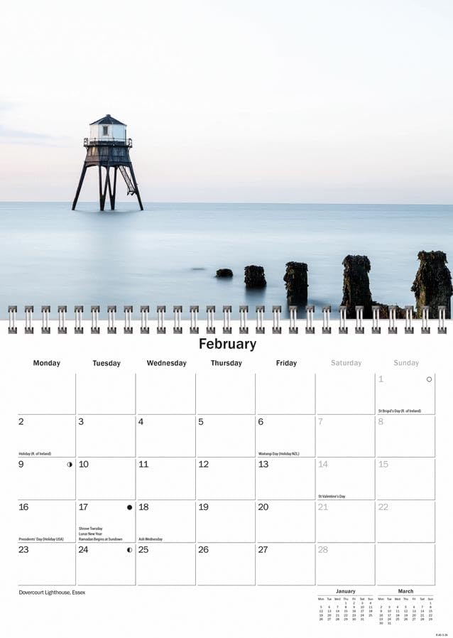 East Anglia 2026 A5 Wall Calendar